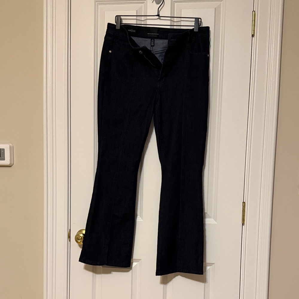 White House Black Market High Rise Jeans - Black